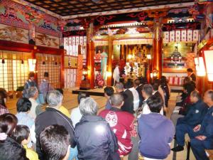 大山夏山開き祭　前夜祭神事